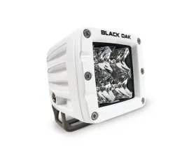Black Oak 2 Inch Marine Spot or Flood LED Pod Light: Black Oak LED Pro Series 2.0 10W White