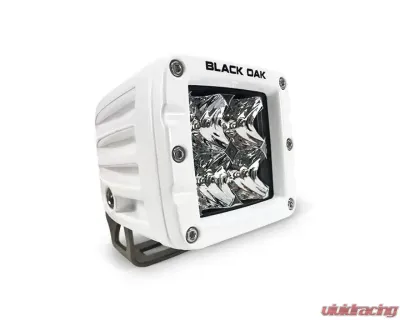 Black Oak 2 Inch Marine Spot or Flood LED Pod Light: Black Oak LED Pro Series 2.0 10W White - 2SM-POD10CR