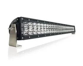 Black Oak 30 Inch Double Row LED Pro Series 2.0 Dual Row LED Light Bar Combo, Spot, or Flood Optics 5W Black