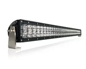 Black Oak 40 Inch Double Row LED Pro Series 2.0 Dual Row LED Light Bar Combo, Spot, or Flood Optics 5W Black