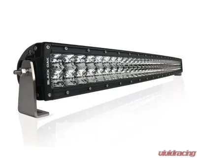 Black Oak 40 Inch Curved Double Row LED Pro Series 2.0 Dual Row LED Light Bar Combo, Flood, or Spot Optics 5W White - 40CC-D5OS