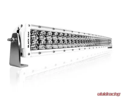 Black Oak 40 Inch Marine Curved LED Pro Series 2.0 Double Row LED light bar Combo, Spot, or Flood Optics 5W White - 40CCM-D5OS