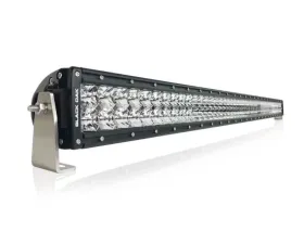 Black Oak 50 Inch Double Row LED Pro Series 2.0 Dual Row LED Light Bar Combo, Spot, or Flood Optics 5W Black