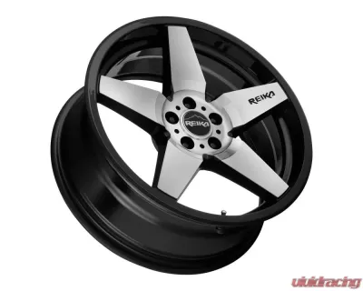 Reika Seeker R15 Wheel 17x8 5x114.3 +38 Black Machine Face - R15780381207F