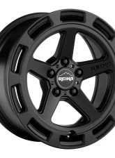 Reika Teton R20 Wheel 15x7 5x100 +15 Satin Black                                     - R20570151003F - Image 4