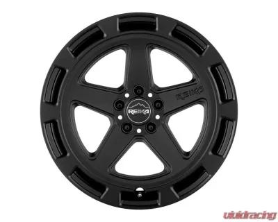 Reika Teton R20 Wheel 17x7 5x100 +15 Satin Black - R20770151003F