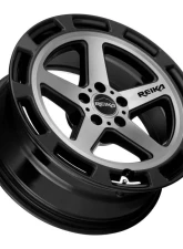 Reika Teton R20 Wheel 17x7 5x100 +15 Black Machine Face                                     - R20770151007F - Image 2