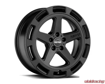 Reika Teton R20 Wheel 17x8 5x108 20mm Satin Black - R20780203003F
