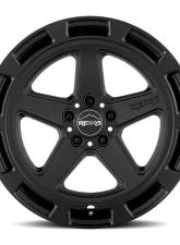Reika Teton R20 Wheel 17x8 5x108 20mm Satin Black                                     - R20780203003F - Image 3