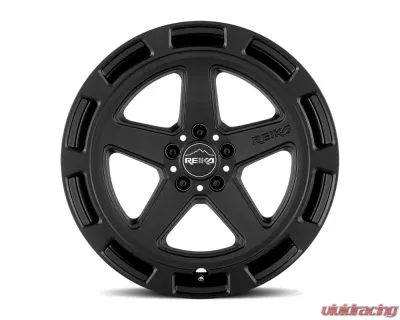 Reika Teton R20 Wheel 17x8 5x108 20mm Satin Black - R20780203003F