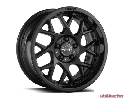 Reika Detour R25 Wheel 15x7 5x100 15mm Gloss Black - R25570151002F