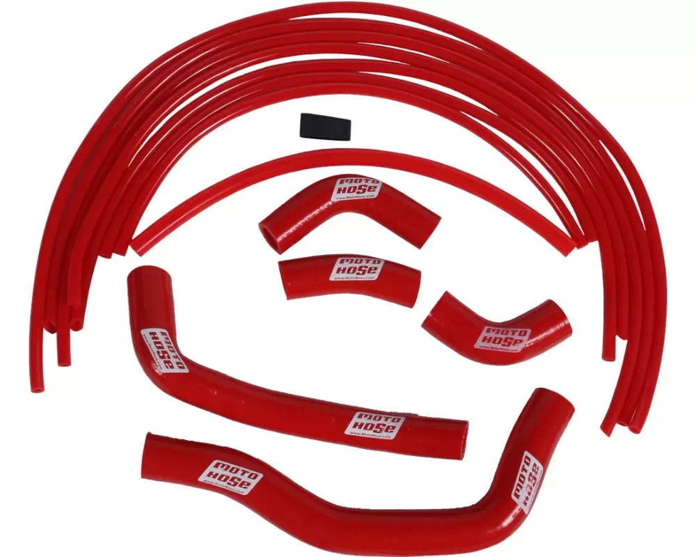 Moto Hose Silicone Radiator Hose Kit Red Honda CRF450R 2005-2008 - 24-17R
