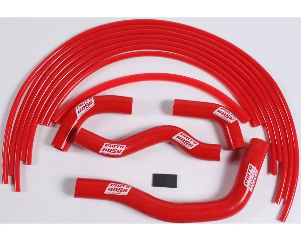 Moto Hose Silicone Radiator Hose Kit Red Honda CRF450X 2005-2016 - 24-111R