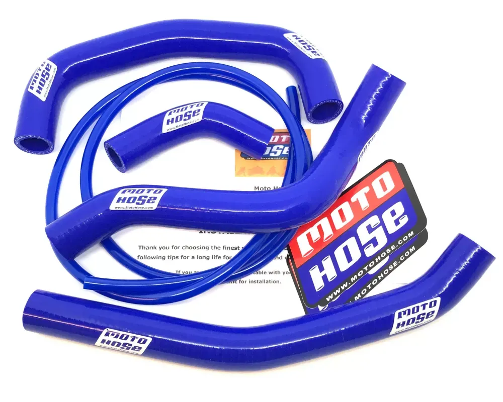 Moto Hose Silicone Radiator Hose Kit Blue Honda CRF250R 2018-2019 - 24-124B