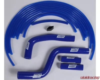 Moto Hose Silicone Radiator Hose Kit Blue Yamaha YZ125|YZ125X 2003-2021 - 24-22B