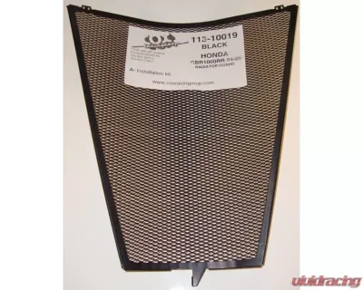 Cox Racing Group Radiator Guard Black Honda CBR1000RR 2004-2021 - 113-10019