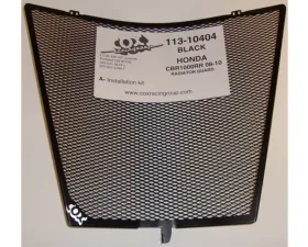 Cox Racing Group Radiator Guard Black Honda CBR1000RR 2008- Up