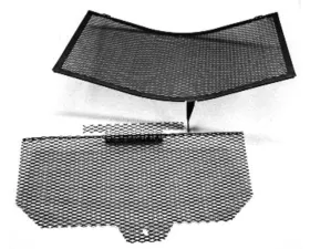 Cox Racing Group Radiator & Oil Cooler Guard Set Black Suzuki GSX1300R Hayabusa 1999-2018