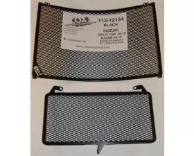 Cox Racing Group Radiator & Oil Cooler Guard Set Black Suzuki GSX1300R Hayabusa | B-KING 1300 1999-2018