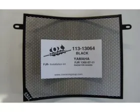 Cox Racing Group Radiator Guard Black Yamaha FJR1300 2001-2018