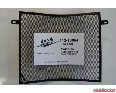 Cox Racing Group Radiator Guard Black Yamaha FJR1300 2001-2018 - 113-13064