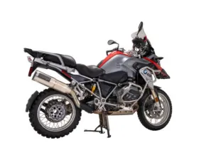 Vance & Hines Adventure Hi-Output 500 Slip-On Exhaust Brushed BMW R1200 GS 2013-2018