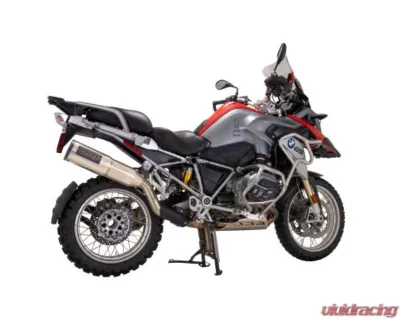 Vance & Hines Adventure Hi-Output 500 Slip-On Exhaust Brushed BMW R1200 GS 2013-2018 - 16247