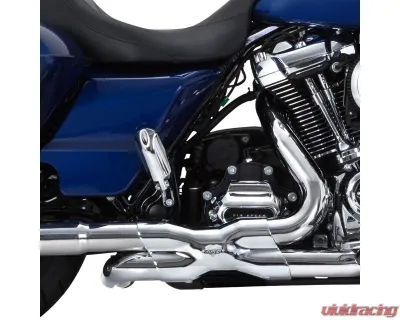 Vance & Hines Power Duals  Header Exhaust Chrome Harley Davidson Touring Models 2017-2023 - 16371