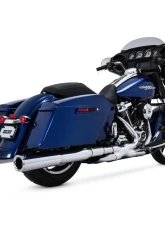 Vance & Hines Power Duals  Header Exhaust Chrome Harley Davidson Touring Models 2017-2023                                     - 16371 - Image 2