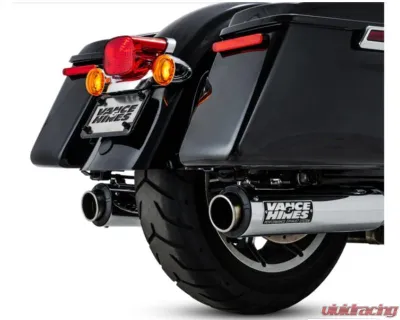 Vance and Hines Chrome Supersport 400 Slip-On Exhaust for Harley Davidson Touring 2017-2024 - 16721