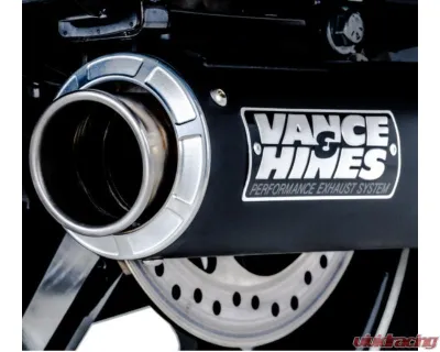 Vance and Hines Chrome Supersport 400 Slip-On Exhaust for Harley Davidson Touring 2017-2024 - 16721