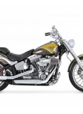 Vance & Hines 3" Twin Slash Slip-On Exhaust - Chrome Harley Davidson Softail Fatboy 1991-2009                                     - 16844 - Image 2