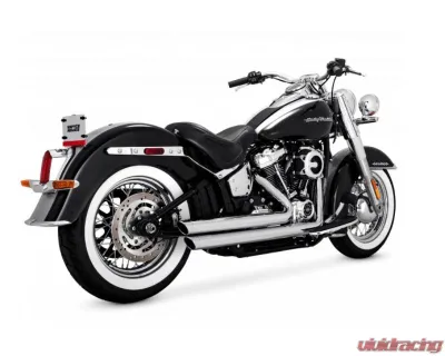 Vance & Hines Bigshots Staggered Chrome Full System Exhaust Harley Davidson Softail 1986-2009 - 17959