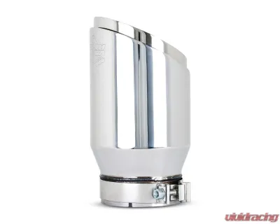 Vance & Hines 5inx6.5inx12in Universal Exhaust Tip Twin Slash - 26916