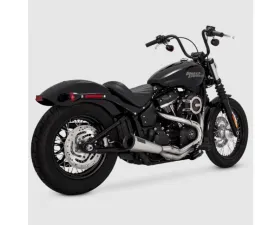 Vance & Hines Stainless Steel 2-1 Brushed Full System Exhaust Harley Davidson Dyna 1991-2009
