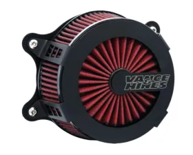 Vance & Hines VO2 Cage Fighter Air Intake Black Harley Davidson Touring | Tri Glide | Softail 2017-2023