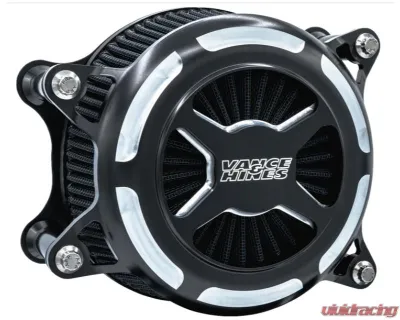 Vance & Hines V02 X Air Intake - Black Contrast Harley Davidson Touring Model 2023-2024 - 41100