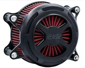 Vance & Hines V02 X Air Intake - Wrinkle Black Harley Davidson Touring Model 2023-2024