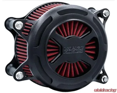 Vance & Hines V02 X Air Intake - Wrinkle Black Harley Davidson Touring Model 2023-2024 - 41101