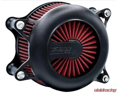 Vance & Hines V02 Rogue Air Intake - Wrinkle Black Harley Davidson Touring Model 2023-2024 - 41102