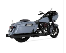 Vance & Hines Power Duals PCX Header Exhaust Black Harley Davidson Touring Models 2009-2016