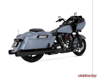 Vance & Hines Power Duals PCX Header Exhaust Black Harley Davidson Touring Models 2009-2016 - 46332