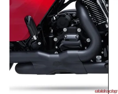 Vance & Hines Power Duals PCX Header Exhaust Black Harley Davidson Touring Models 2009-2016 - 46332