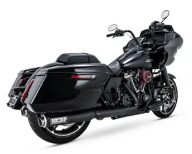 Vance & Hines Black Supersport Slip-On Harley Davidson Touring 2017-2024