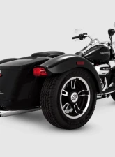 Vance & Hines Twin Slash Slip-ons - Black Harley Davidson Trike Road Glide 3 FLTRT | FreeWheeler FLRT 2017-2024                                     - 46796 - Image 2
