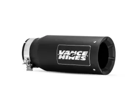 Vance & Hines 5inx6.5inx16in Universal Exhaust Tip Eliminator & Twin Slash Black