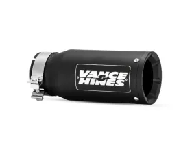 Vance & Hines 4inx5inx12in Universal Exhaust Tip Eliminator & Twin Slash Black