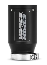 Vance & Hines 4inx5inx12in Universal Exhaust Tip Eliminator & Twin Slash Black                                     - 46910 - Image 4