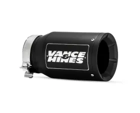 Vance & Hines 5inx6.5inx12in Universal Exhaust Tip Eliminator & Twin Slash Black
