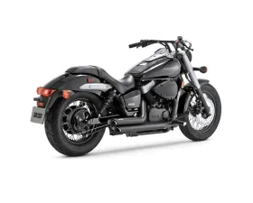 Vance & Hines Black Shortshot Staggered Full System Honda Shadow Phantom 750 VT750C2B | Aero 750 VT750C 2010-2024